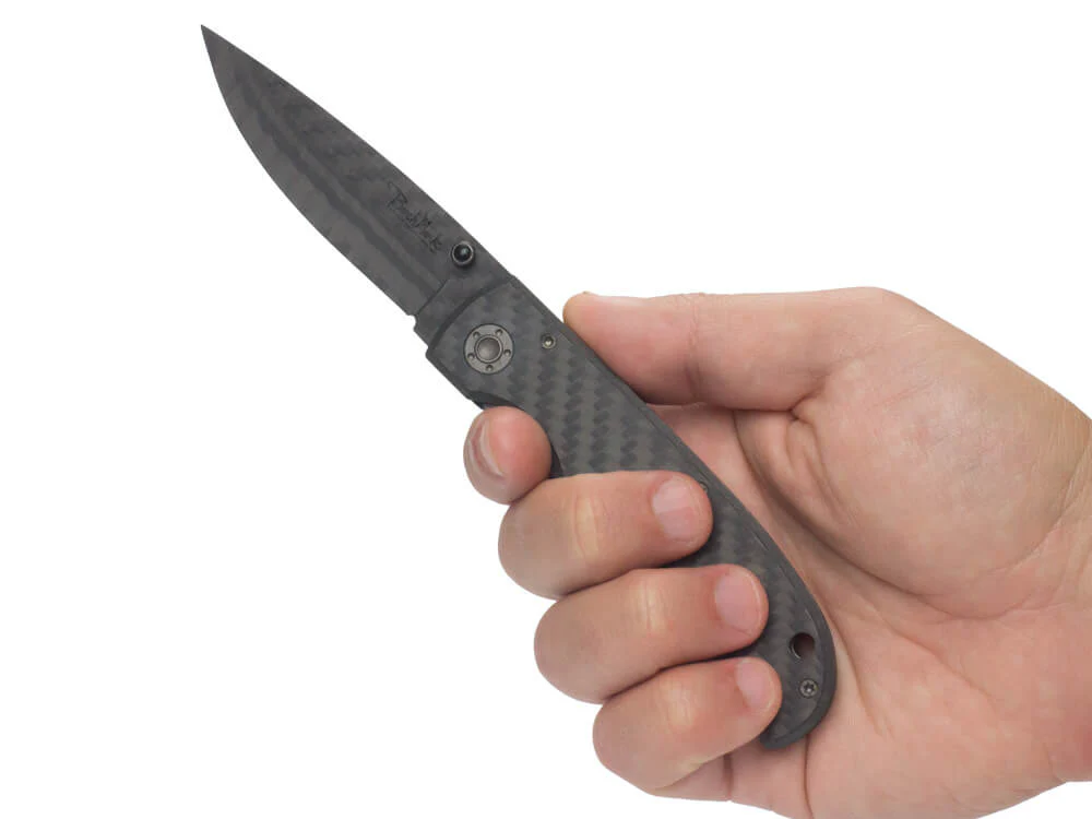 Benchmark Wildwind Linerlock Carbon Fiber Pocketknife - Image 4