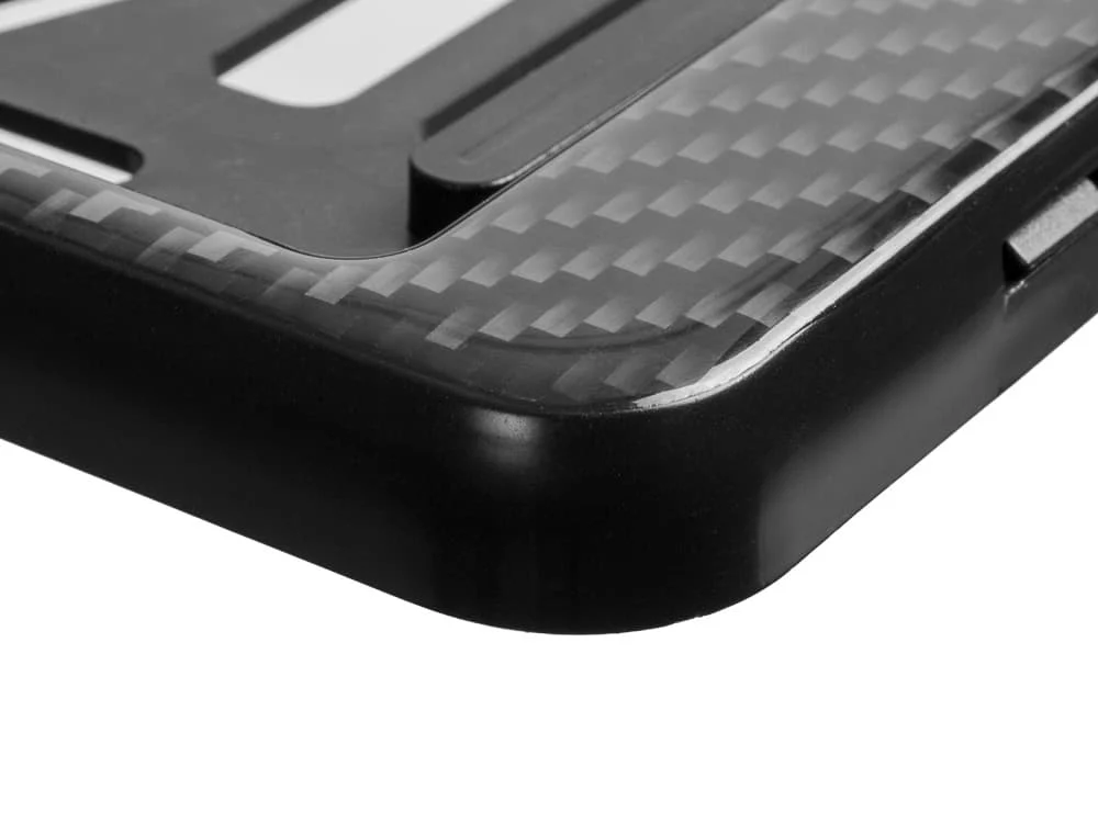Carbon Fiber Euro License Plate Frame - Gloss Finish - Image 5