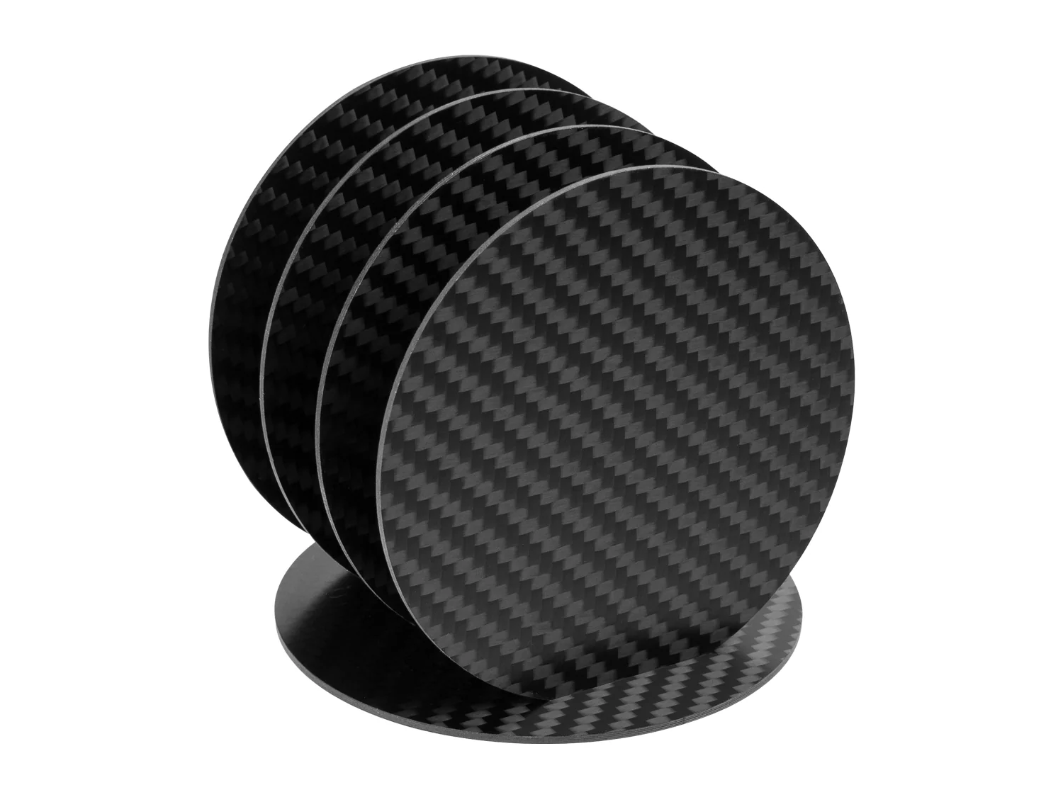 CarbonFG Carbon Fiber Coaster Set - Image 4