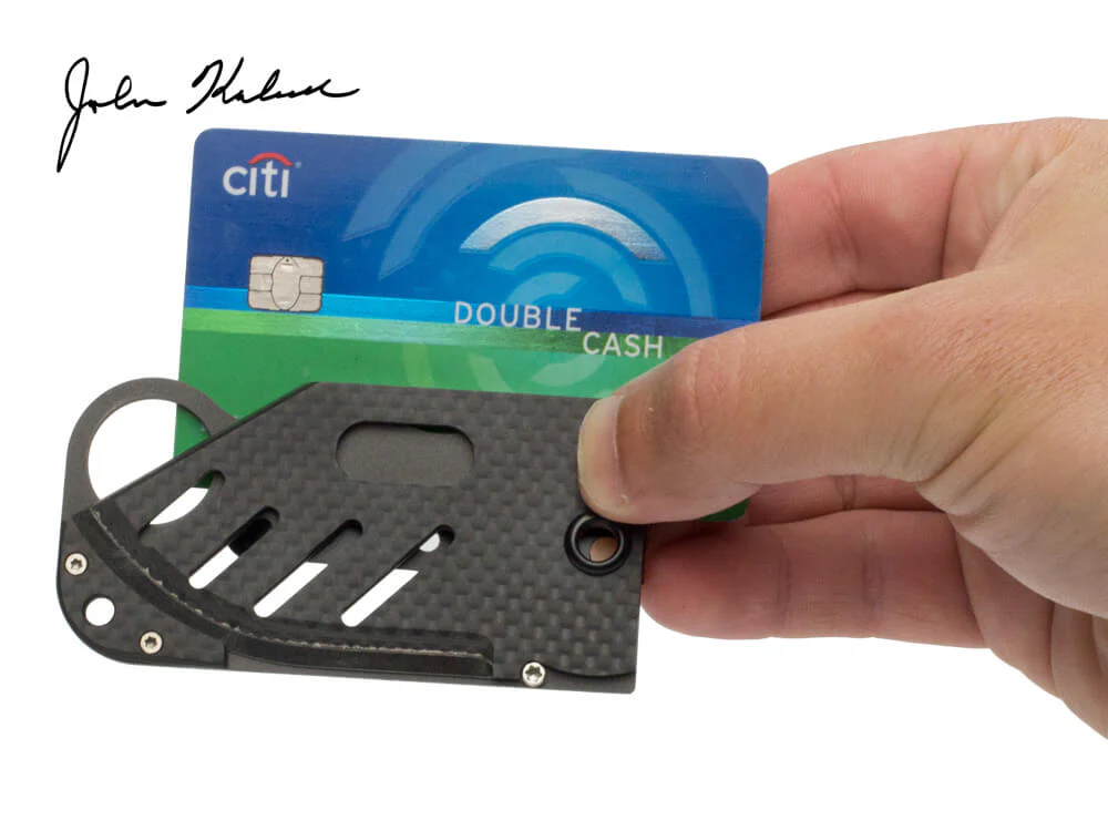 Creditor Carbon Fiber Credit Card Knife by John Kubasek - Image 3
