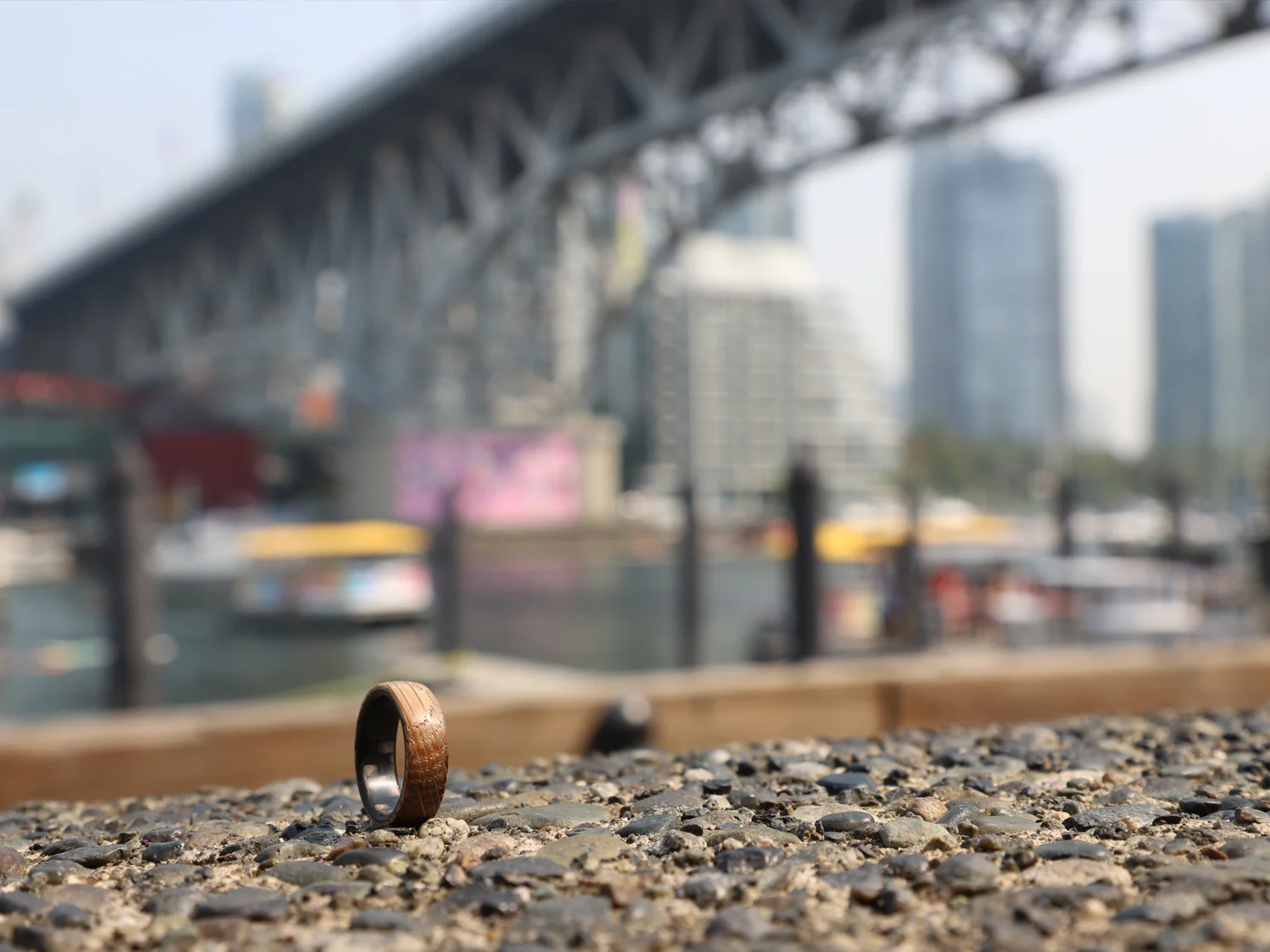 Distiller Carbon Fiber & Reclaimed Whiskey Barrel Ring - Image 6