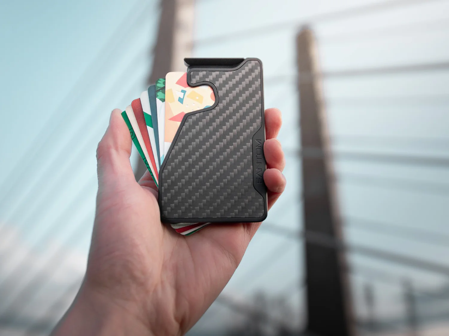 Fantom X Carbon Fiber Fan-Out Wallet with Cash Holder - Image 3