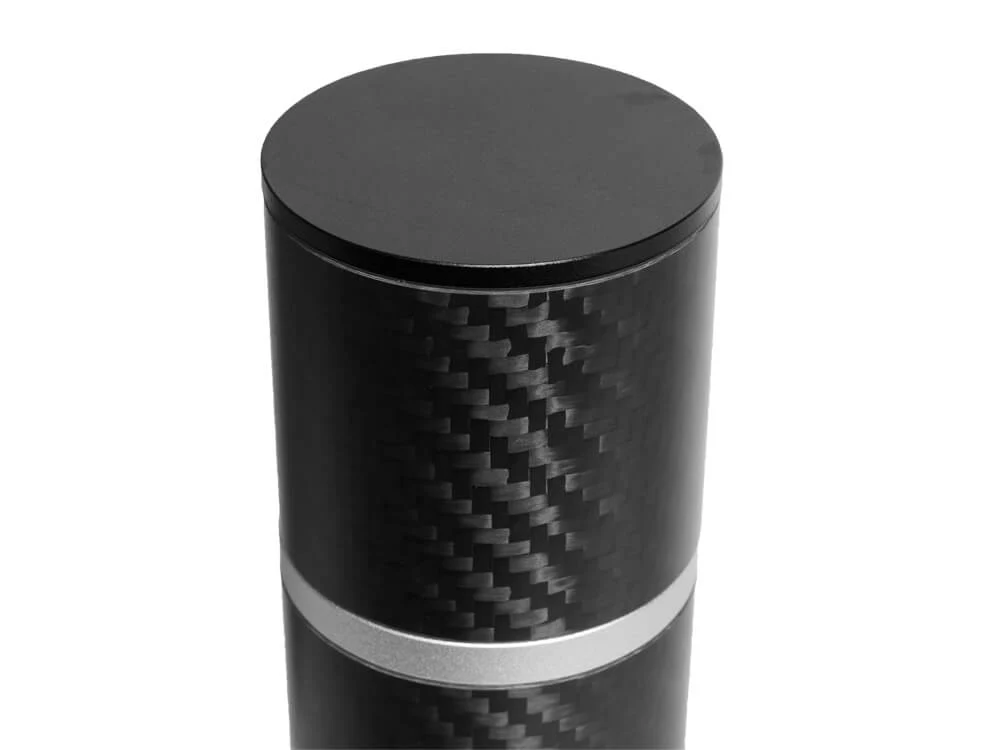 Karbon Mill Carbon Fiber and Aluminum Salt & Pepper Mill Set - Image 3