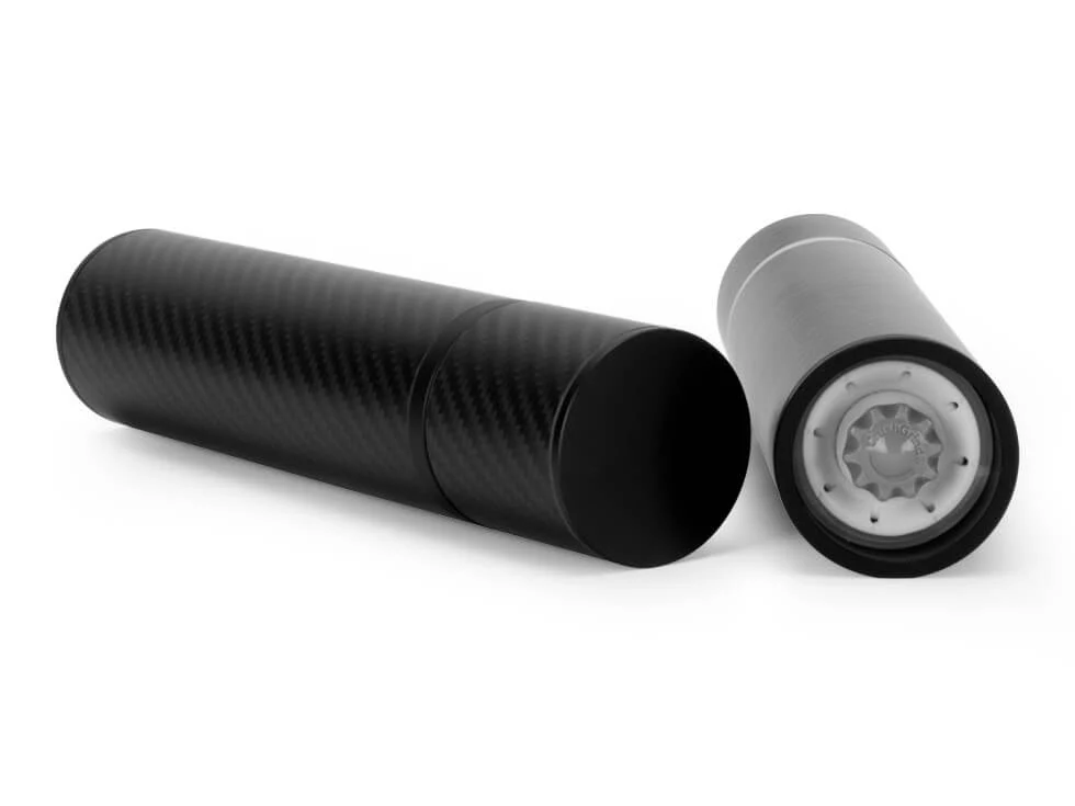 Karbon Mill Carbon Fiber and Aluminum Salt & Pepper Mill Set - Image 4