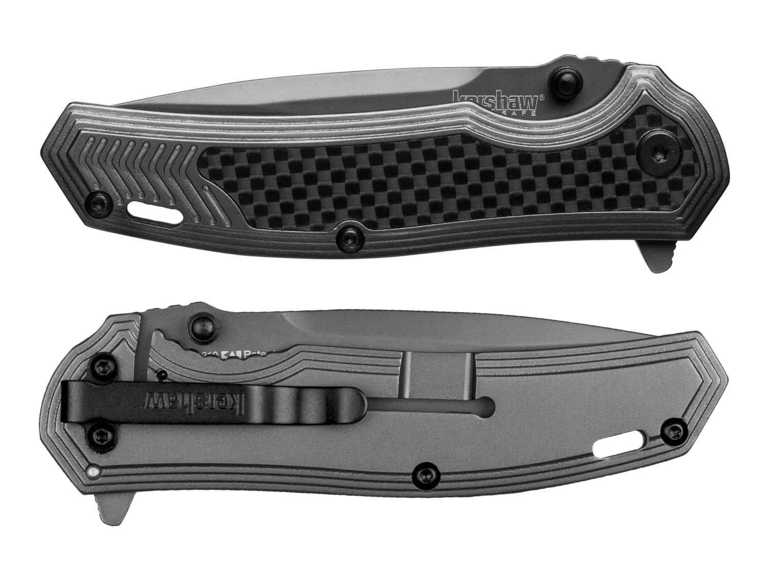 Kershaw Fringe Carbon Fiber A/O Frame Lock Knife - Image 3