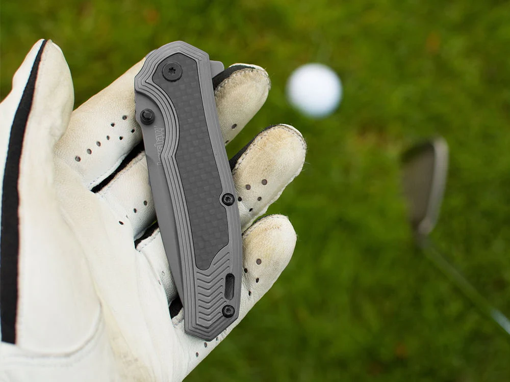 Kershaw Fringe Carbon Fiber A/O Frame Lock Knife - Image 5