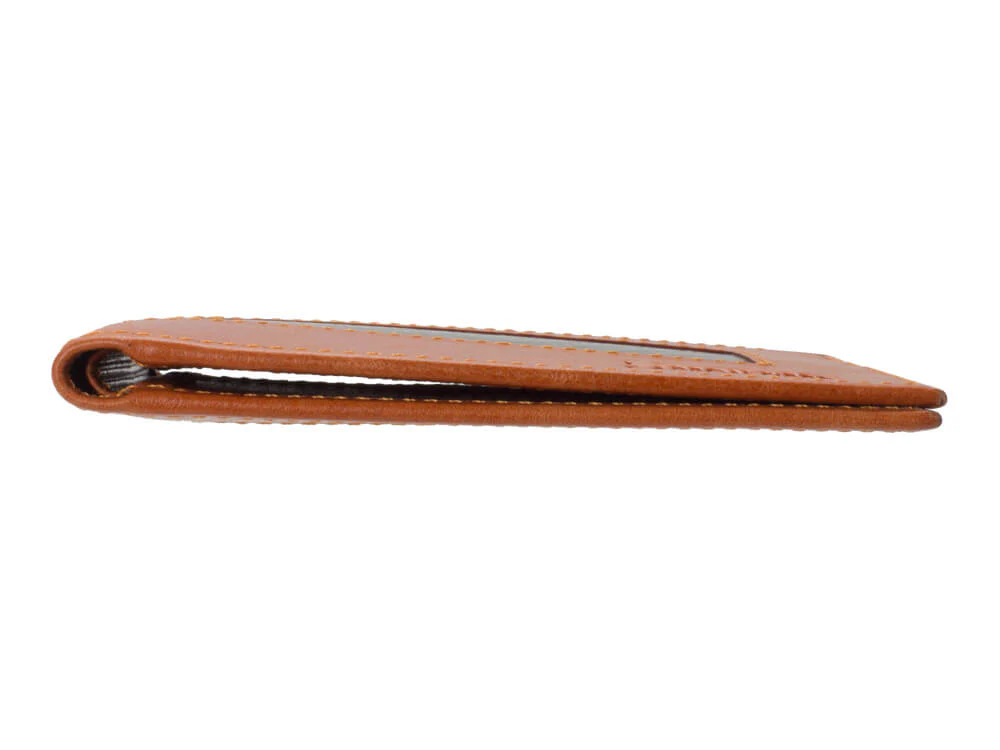 Londono Carbon Fiber and Leather Sports Wallet / Light Brown - Image 5