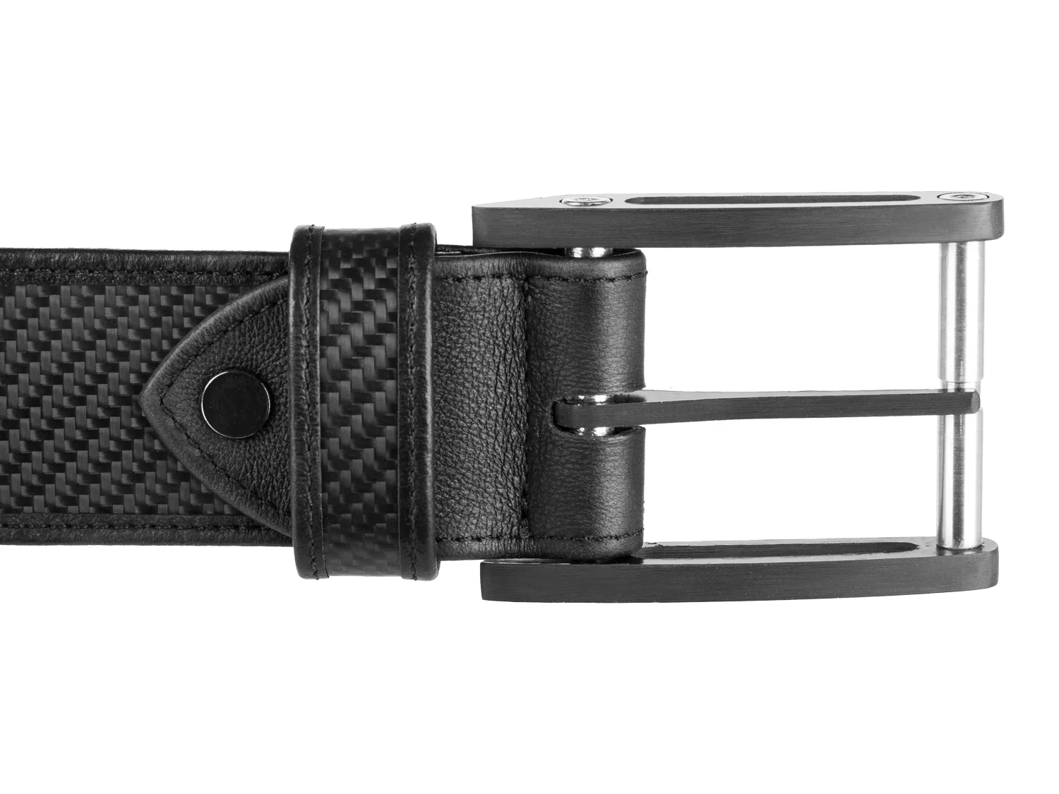 Carbon Six Carbon Fiber & Leather Belt - Image 3
