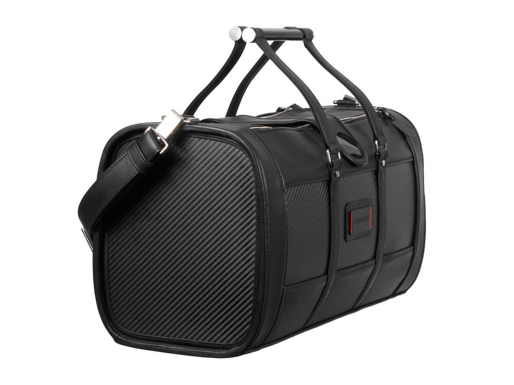 Londono Easy Travel Carbon Fiber and Leather Weekend Bag - Image 3