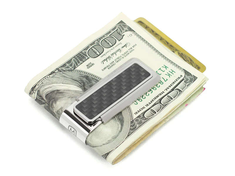 M-Clip Stainless Steel and Carbon Fiber Money Clip - Image 3
