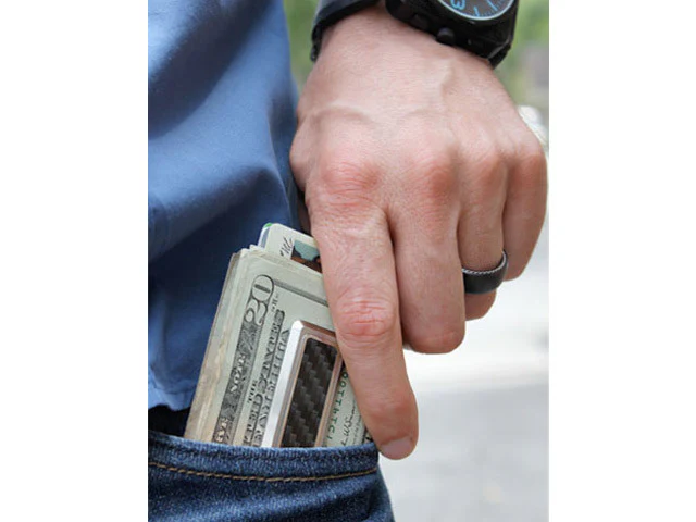 M-Clip Stainless Steel and Carbon Fiber Money Clip - Image 5