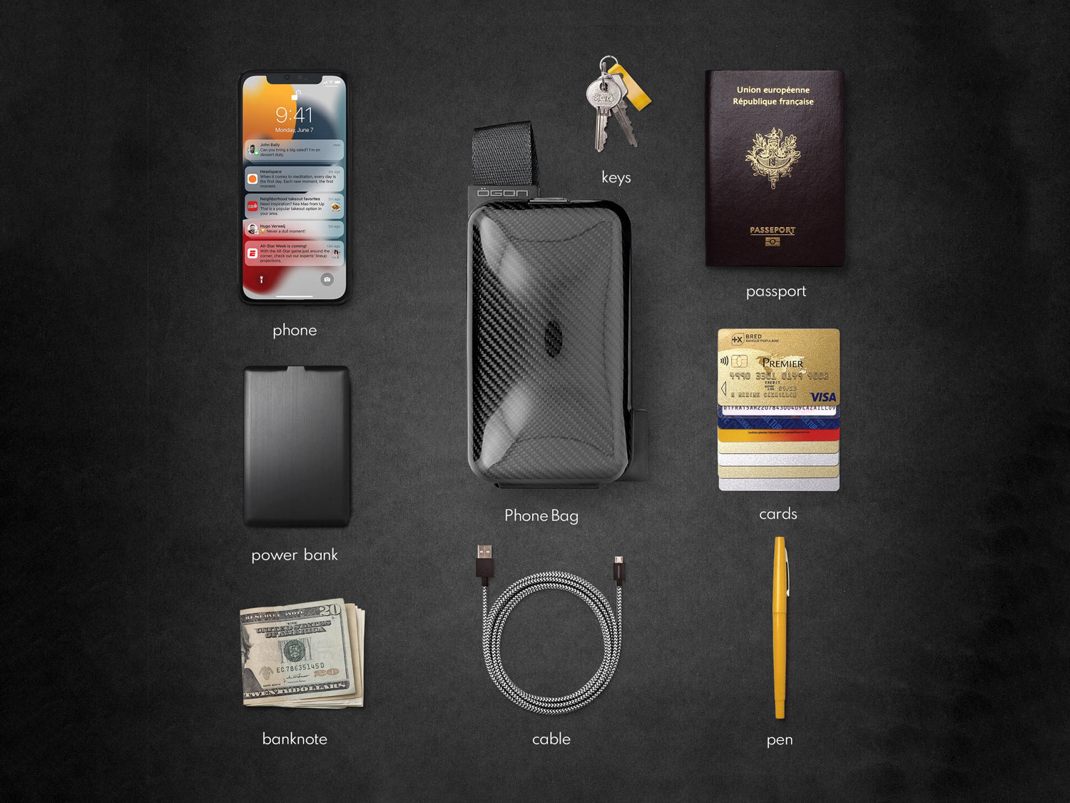 Ogon Phone Sling Bag & Wallet - Image 8