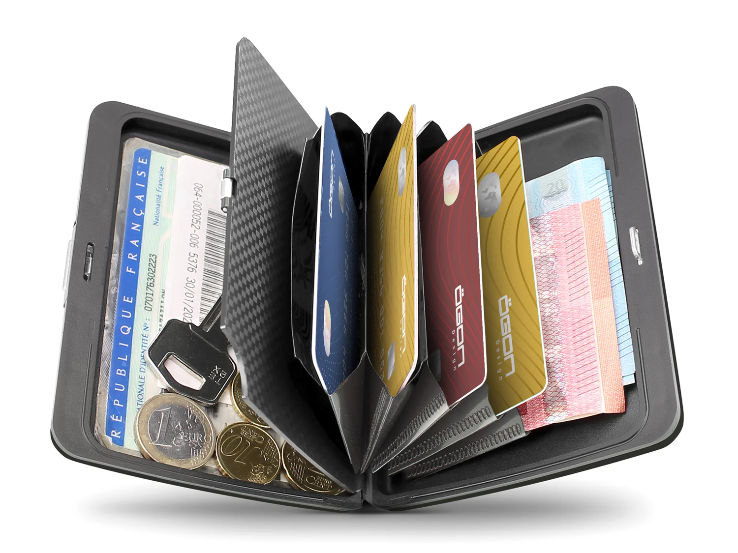 Ogon Smart Case Oslo / Large / Twill Carbon Fiber Wallet - Image 2