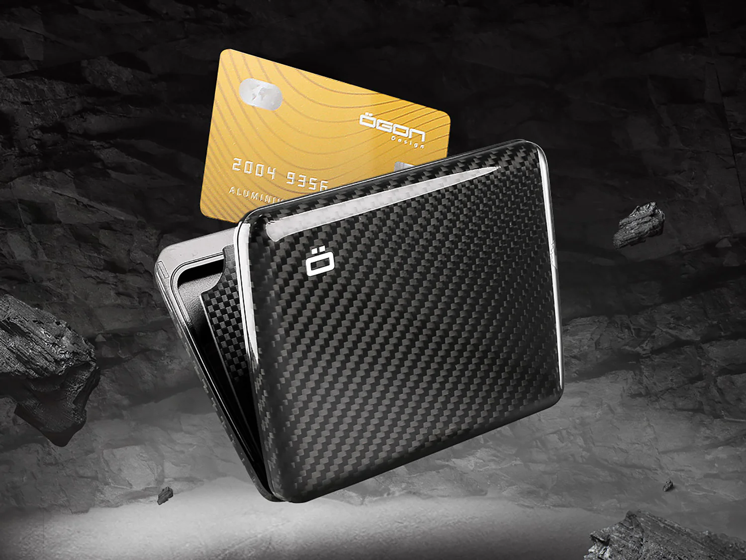 Ogon Smart Case Oslo / Large / Twill Carbon Fiber Wallet - Image 4