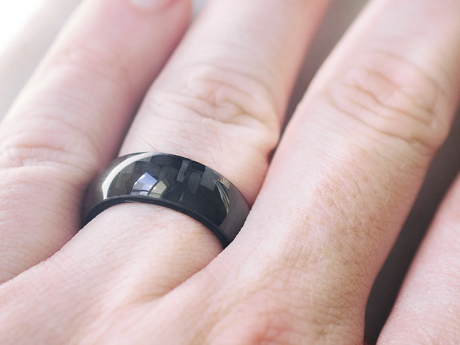 Oliver Paul Brookline Carbon Fiber Ring - Image 3