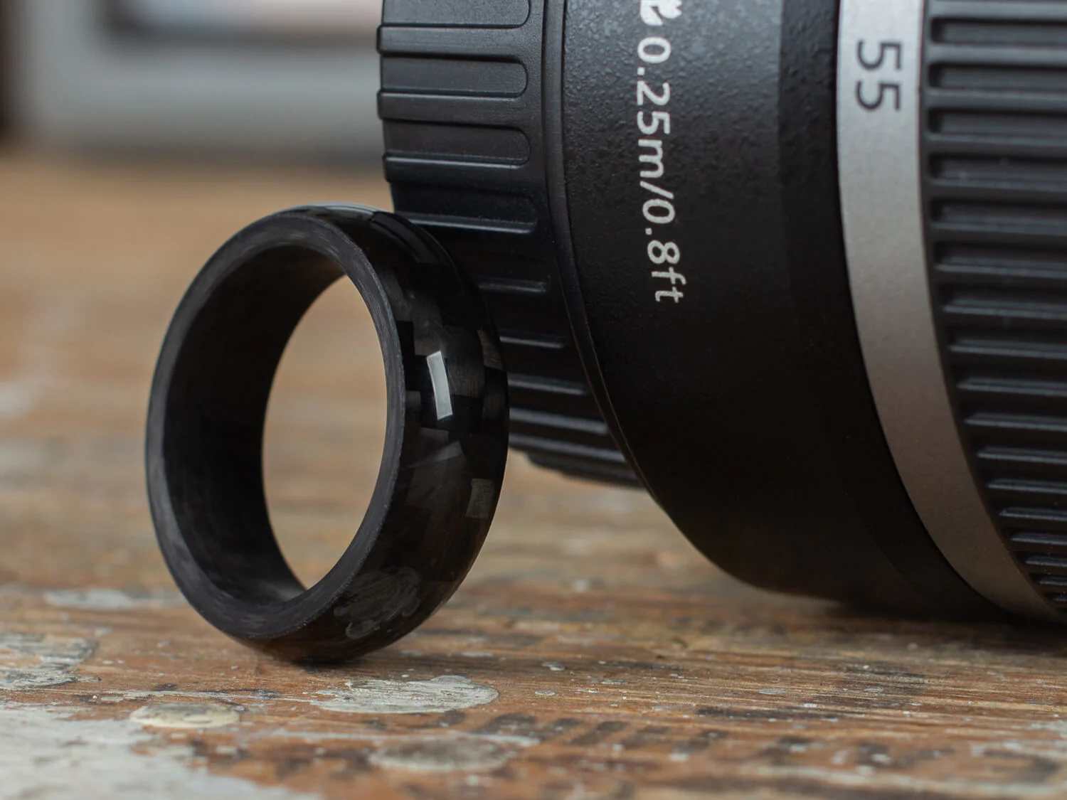 Oliver Paul Brookline Carbon Fiber Ring - Image 5