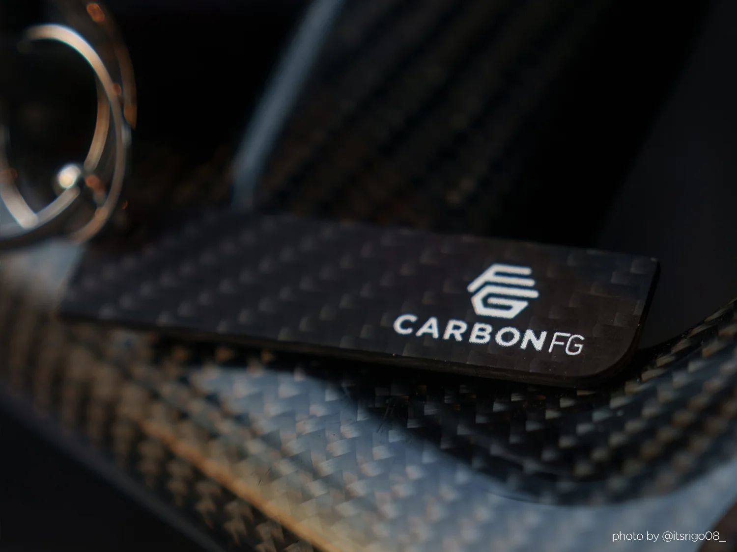 CarbonFG Solid Carbon Fiber Key Tag - Image 5