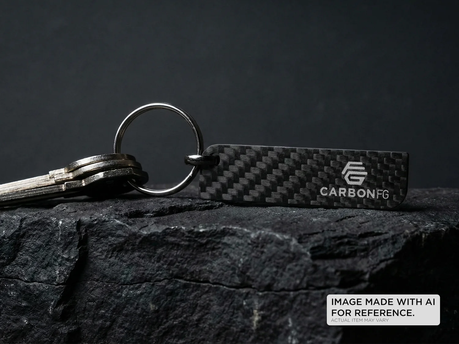 CarbonFG Solid Carbon Fiber Key Tag - Image 6