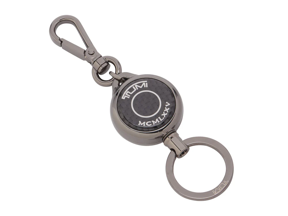 TUMI Carbon Fiber Retractable Key Fob - Image 3