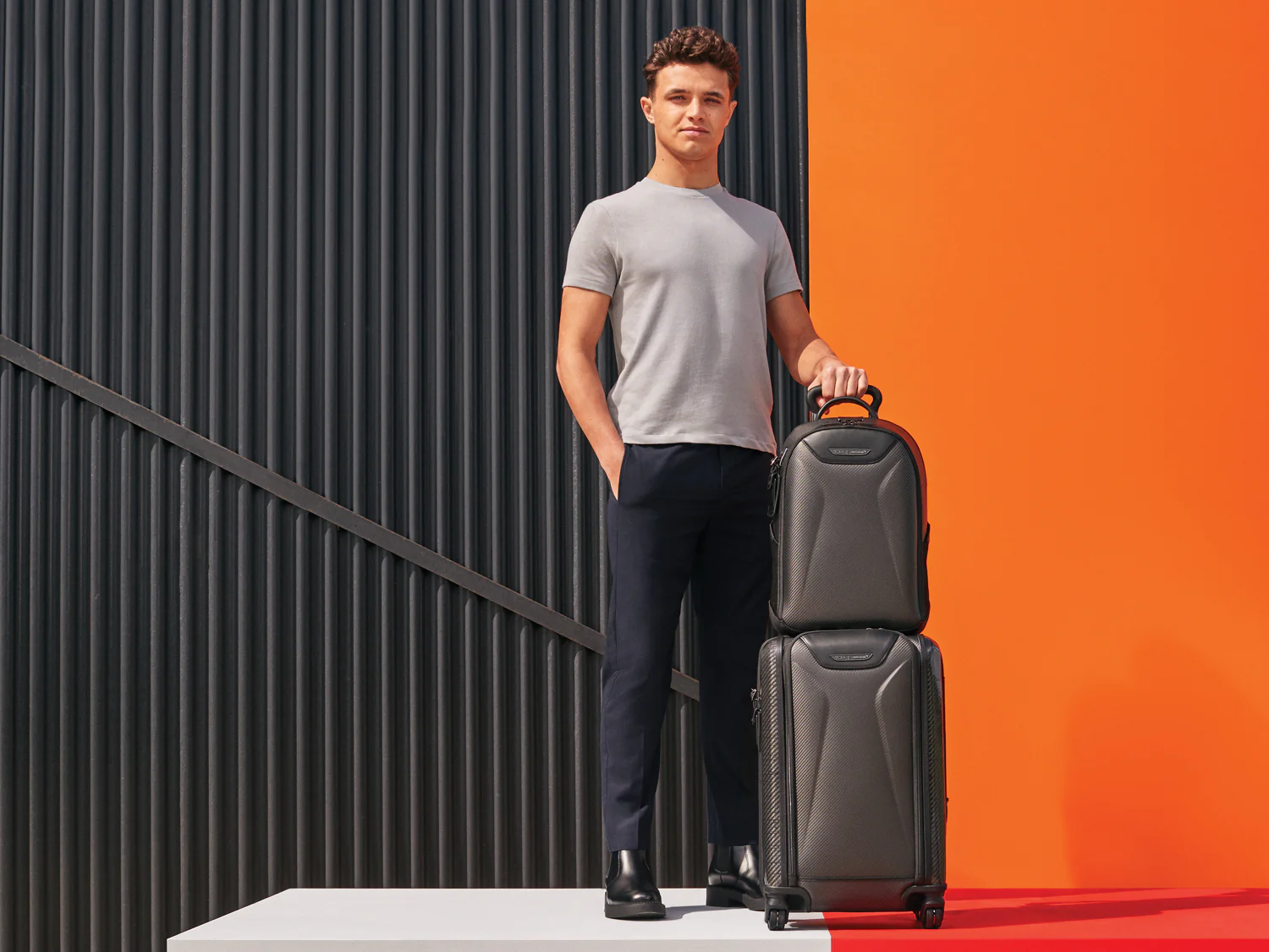 TUMI x McLaren Aero International Expandable 4 Wheeled Carry-On - Black Edition - Image 3
