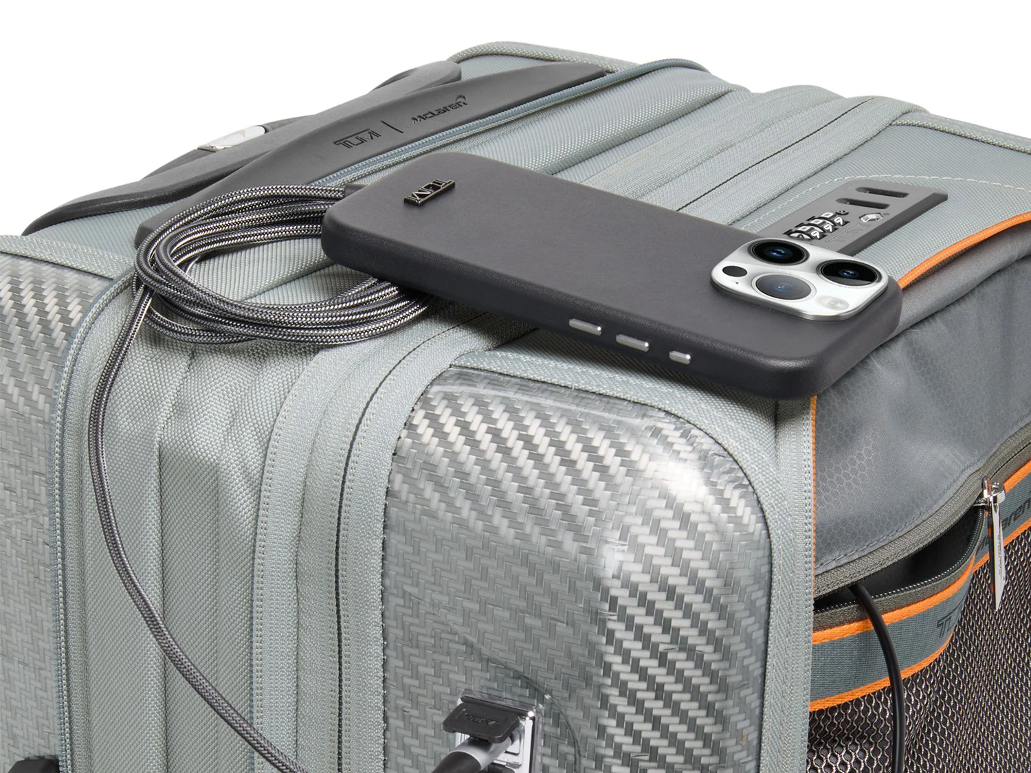 TUMI x McLaren Aero International Expandable 4 Wheel Carry-On / Super Grey - Image 6
