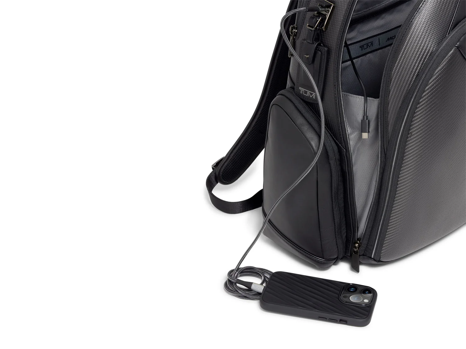 TUMI x McLaren Paddock Backpack - Black Edition - Image 7