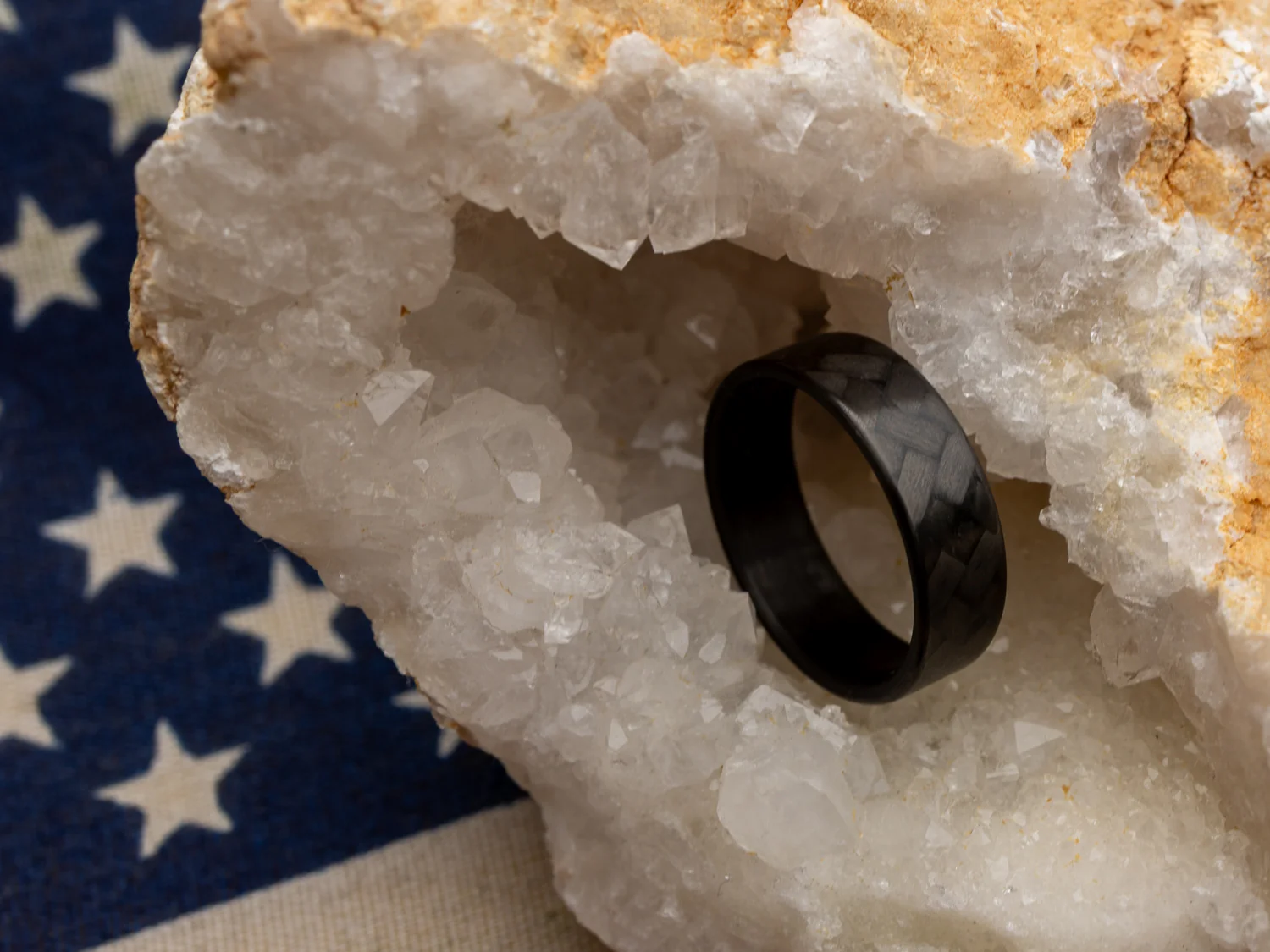CarbonFG Ultra Forty Five Ring - Carbon Fiber / 45 Twill Weave / 6mm - Image 4
