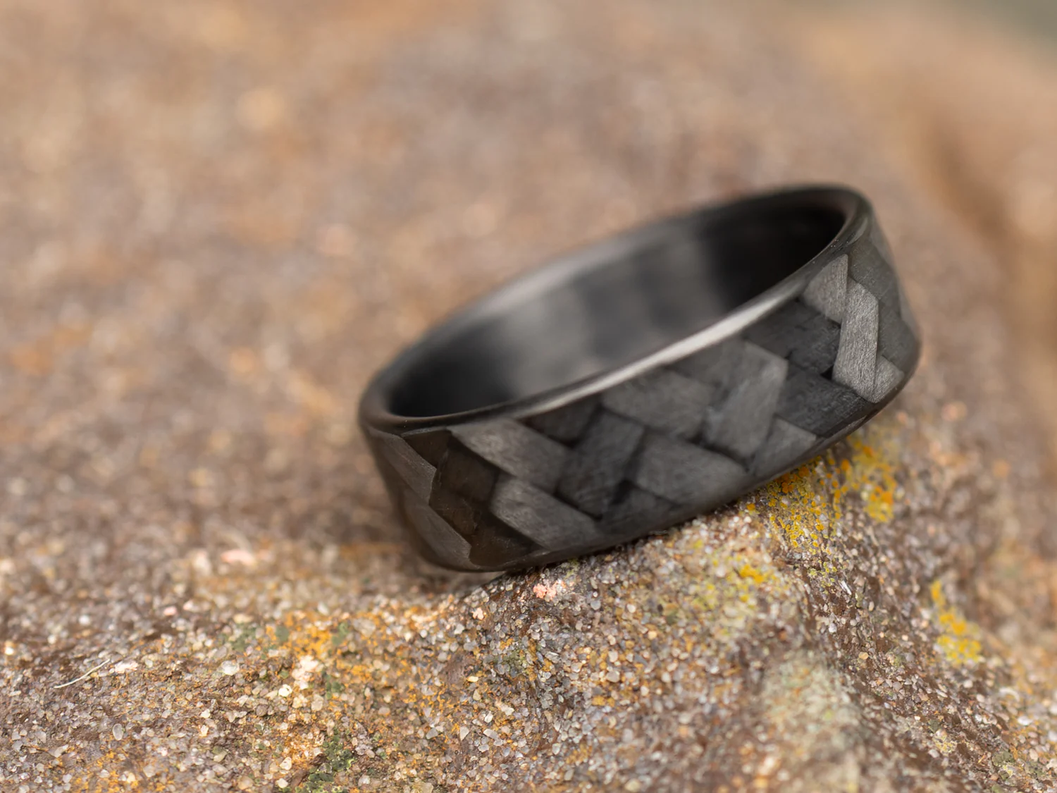 CarbonFG Ultra Forty Five Ring - Carbon Fiber / 45 Twill Weave / 6mm - Image 5