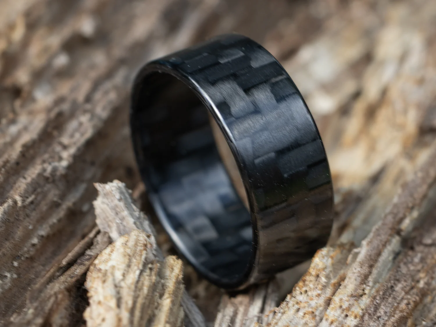 CarbonFG Ultra Original Carbon Fiber Ring - Carbon Fiber / Twill Weave / 8mm - Image 3