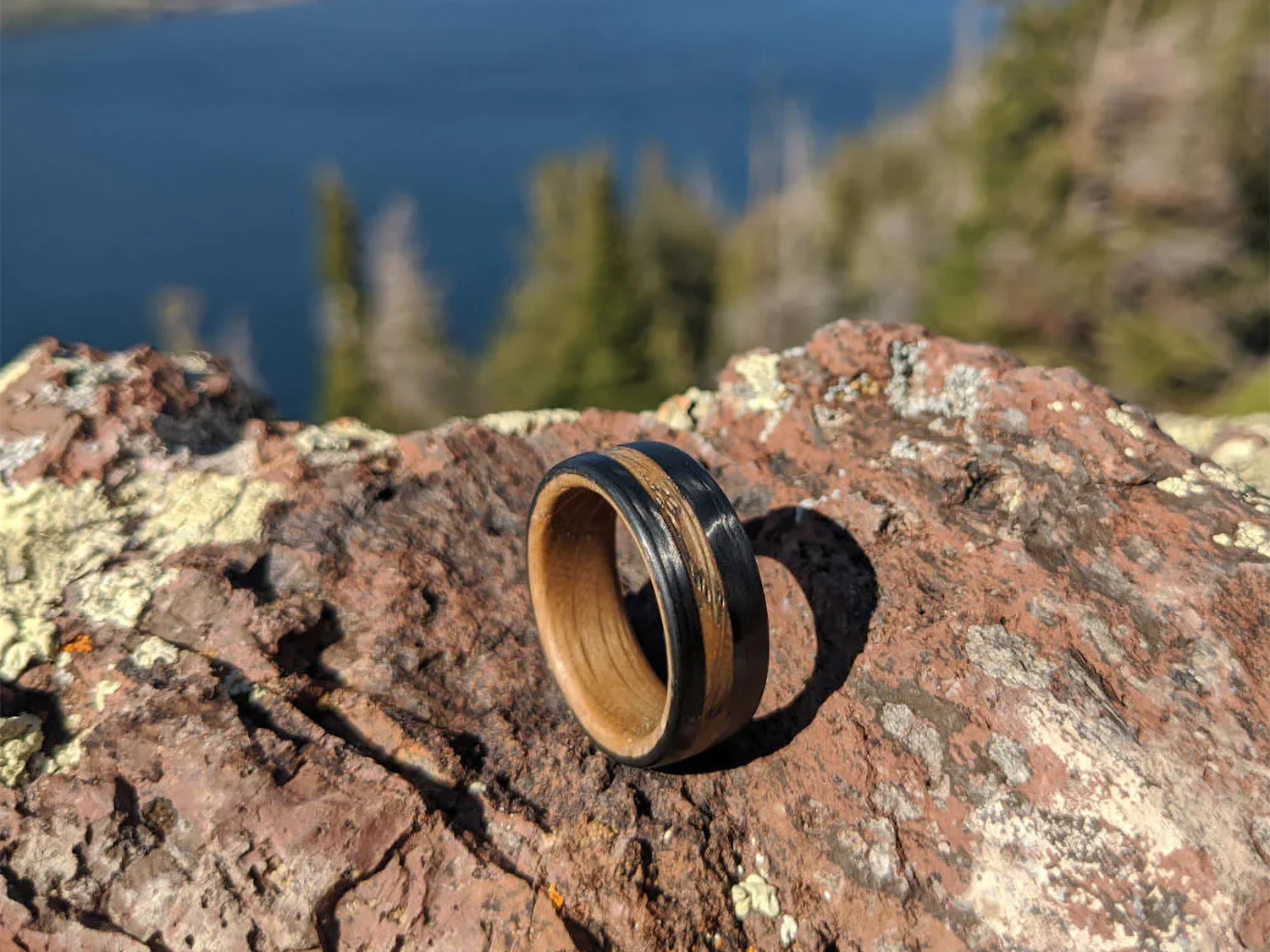 Wrangler Whiskey Barrel & Carbon Fiber Ring - Image 2